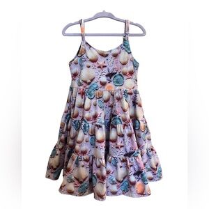EUC Foxtail Lilies Seashell Dress SUMMER Size 4T